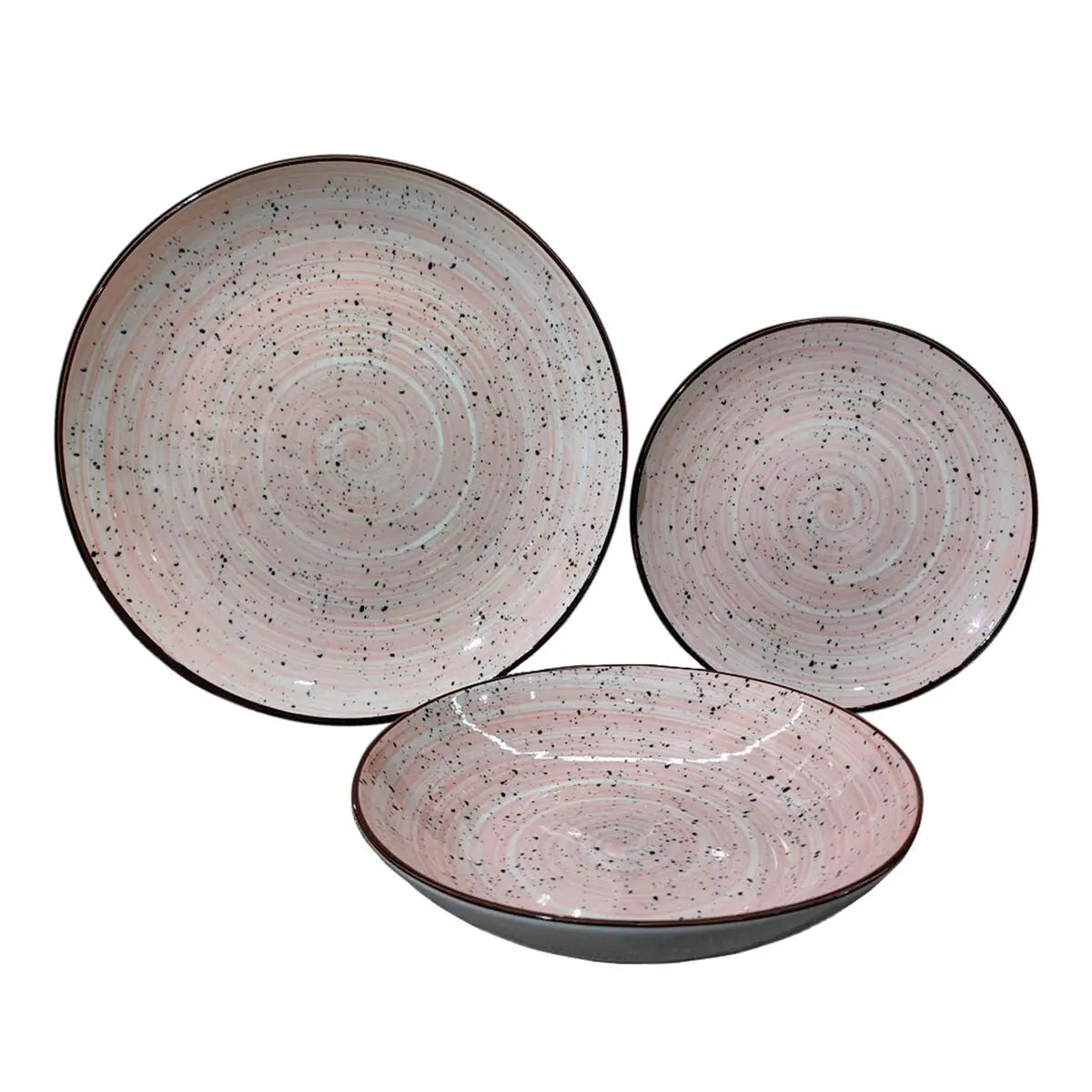 Assiettes Versa Lua Porcelaine 18 Pièces - MAMM®