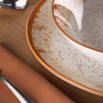Assiettes Versa Marron Porcelaine 18 Pièces - MAMM®