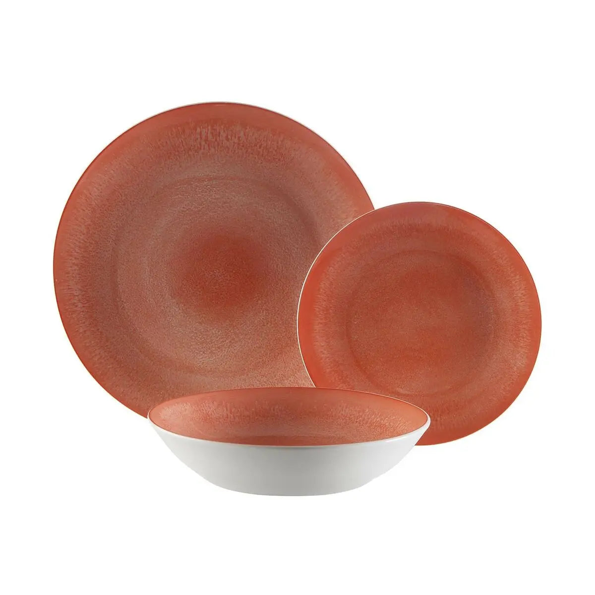 Assiettes Versa Pia Rose Porcelaine 18 Pièces - MAMM®