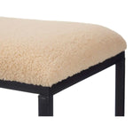 Banc Beige Métal Tissu 81 x 42 x 38 cm Bigbuy