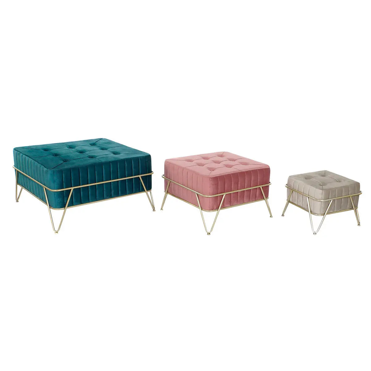 Banquette DKD Home Decor 82 x 82 x 46 cm Bois MDF Mamm