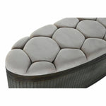 Banquette DKD Home Decor   Beige Métal Polyester Brun foncé (121 x 44 x 47,5 cm) Mamm