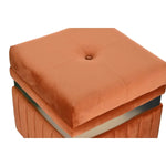 Banquette DKD Home Decor Bleu Vert Orange Doré Bois MDF 93 x 47 x 45 cm (3 Unités) Mamm