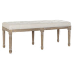 Banquette DKD Home Decor   Bois d'hévéa 122 x 41 x 46 cm Mamm