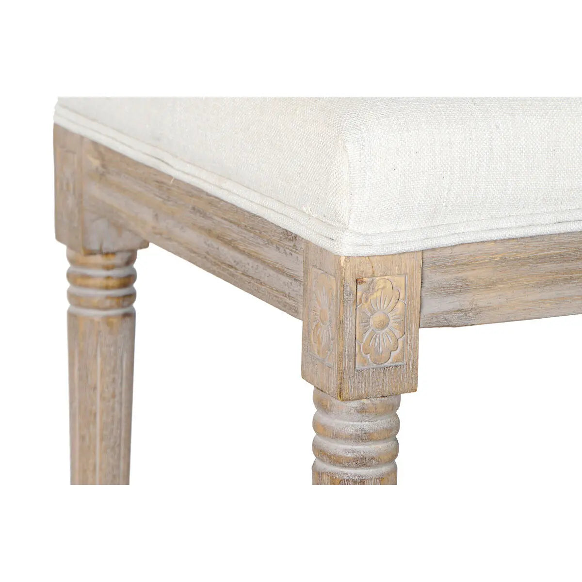 Banquette DKD Home Decor   Bois d'hévéa 122 x 41 x 46 cm Mamm