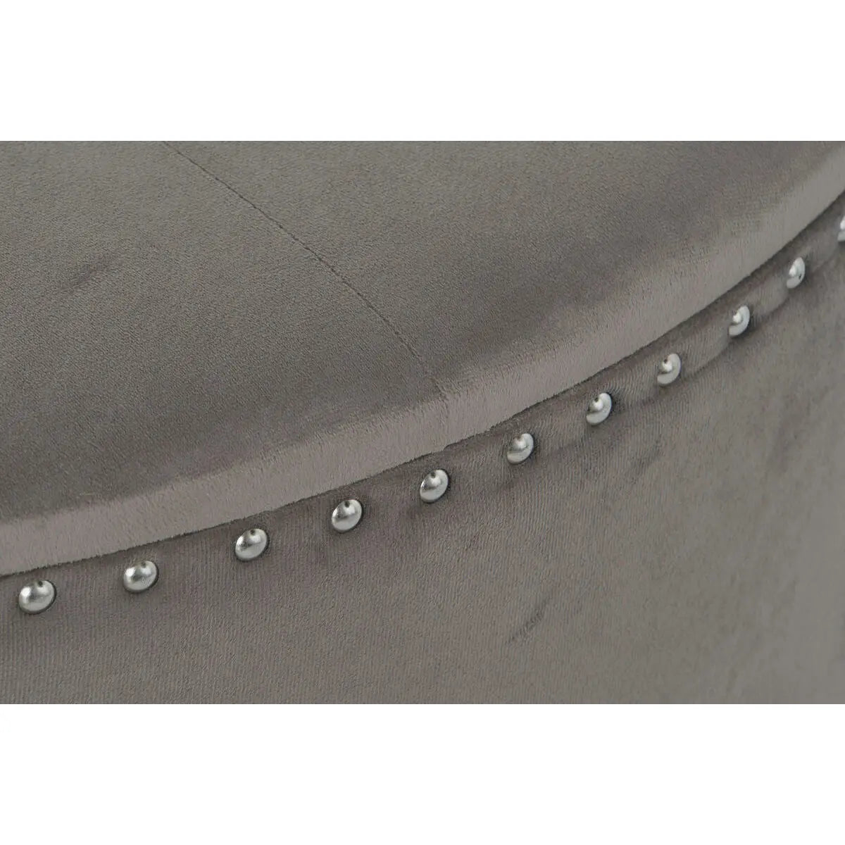 Banquette DKD Home Decor Gris Argenté Bois MDF 80 x 80 x 43 cm Mamm