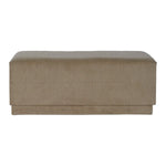 Banquette DKD Home Decor Marron Polyester Bois MDF 100 x 40 x 40 cm Mamm