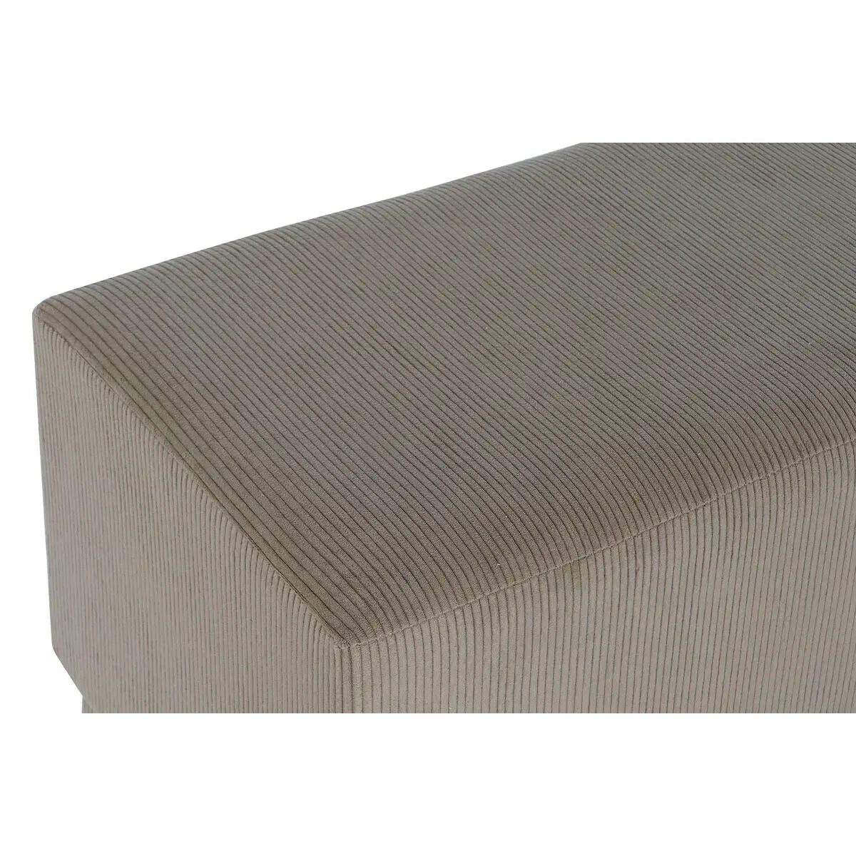 Banquette DKD Home Decor Marron Polyester Bois MDF 100 x 40 x 40 cm Mamm