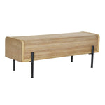 Banquette DKD Home Decor Naturel Bois Métal 120 x 40 x 43 cm Mamm