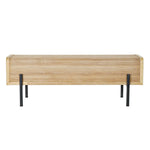 Banquette DKD Home Decor Naturel Bois Métal 120 x 40 x 43 cm Mamm