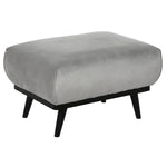 Banquette DKD Home Decor Noir Gris 70 x 50 x 42 cm Mamm