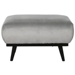 Banquette DKD Home Decor Noir Gris 70 x 50 x 42 cm Mamm