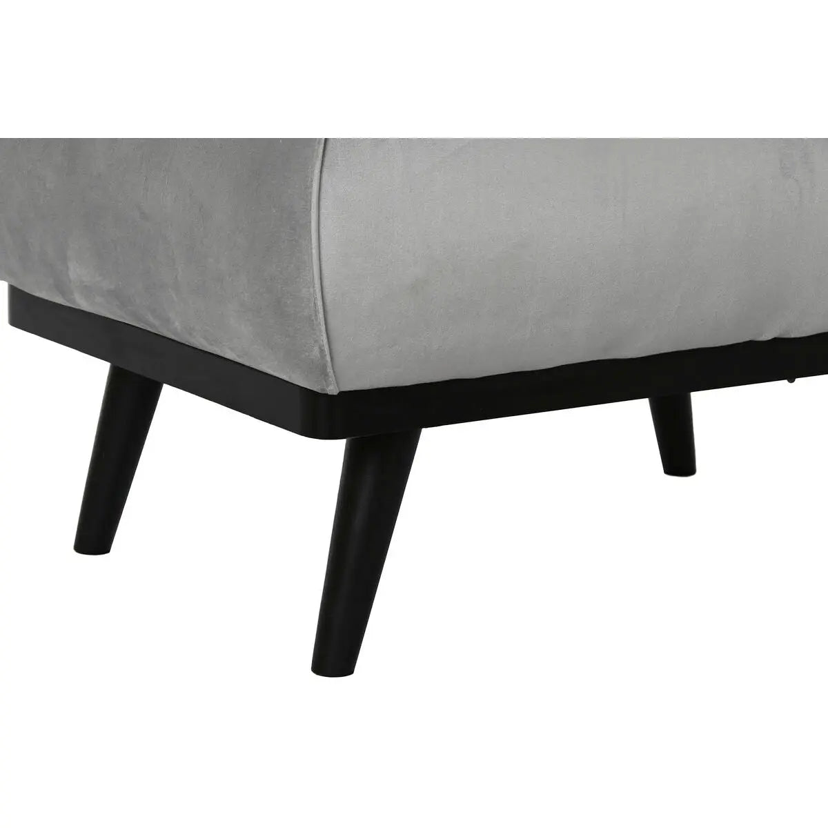 Banquette DKD Home Decor Noir Gris 70 x 50 x 42 cm Mamm