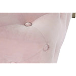 Banquette DKD Home Decor Rose Doré Métal 100 x 100 x 45 cm Mamm