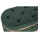 Banquette DKD Home Decor Vert Orange Doré Bois MDF 80 x 47 x 43 cm (2 Unités) Mamm