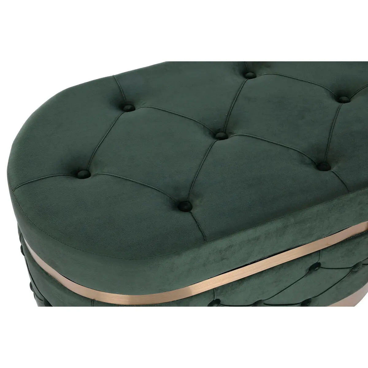 Banquette DKD Home Decor Vert Orange Doré Bois MDF 80 x 47 x 43 cm (2 Unités) Mamm