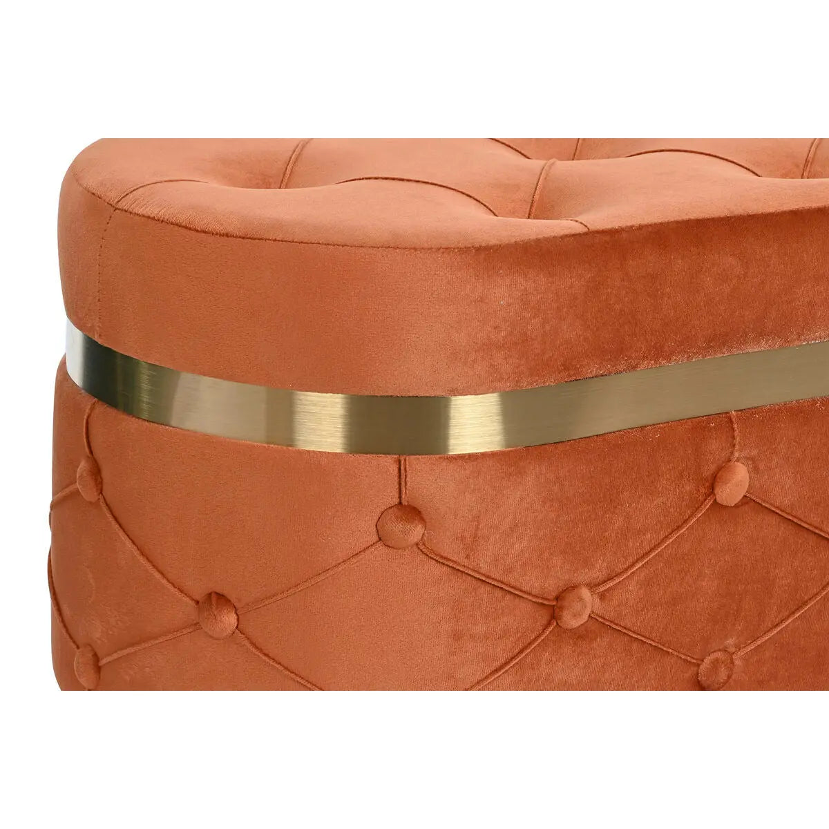 Banquette DKD Home Decor Vert Orange Doré Bois MDF 80 x 47 x 43 cm (2 Unités) Mamm