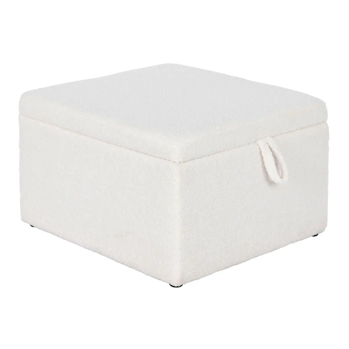 Banquette Home ESPRIT Blanc Polyester Bois MDF 60 x 60 x 36 cm Mamm
