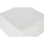 Banquette Home ESPRIT Blanc Polyester Bois MDF 60 x 60 x 36 cm Mamm