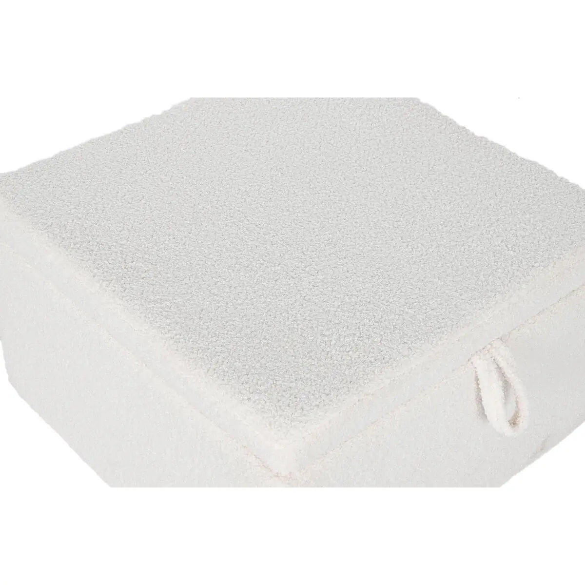 Banquette Home ESPRIT Blanc Polyester Bois MDF 60 x 60 x 36 cm Mamm