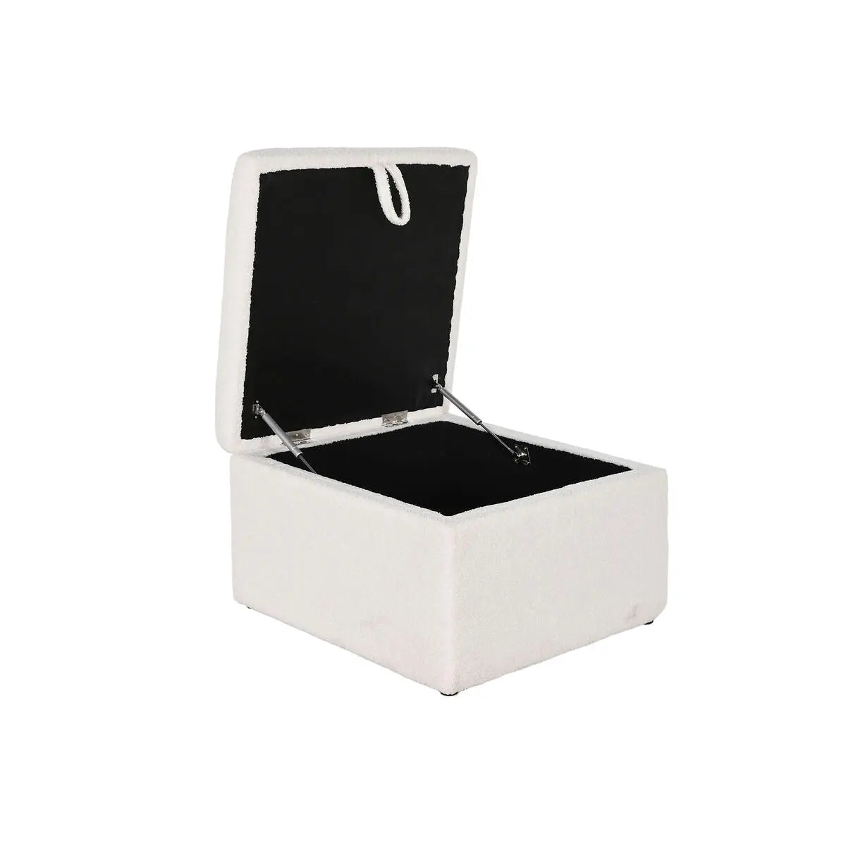 Banquette Home ESPRIT Blanc Polyester Bois MDF 60 x 60 x 36 cm Mamm