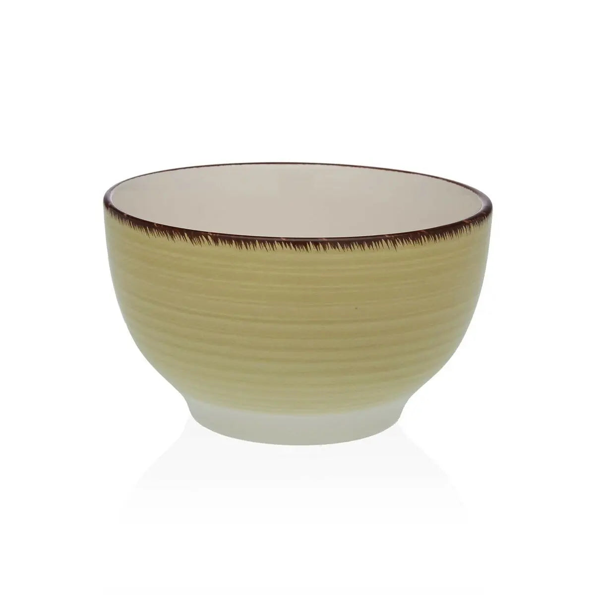 Bol Versa Beige Grès 14 x 8,3 x 14 cm Bigbuy