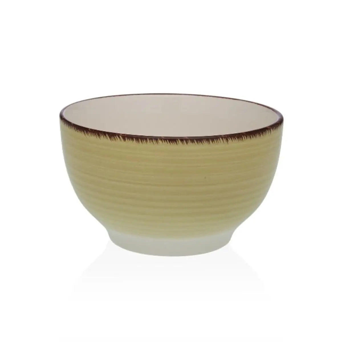 Bol Versa Beige Grès 14 x 8,3 x 14 cm Bigbuy
