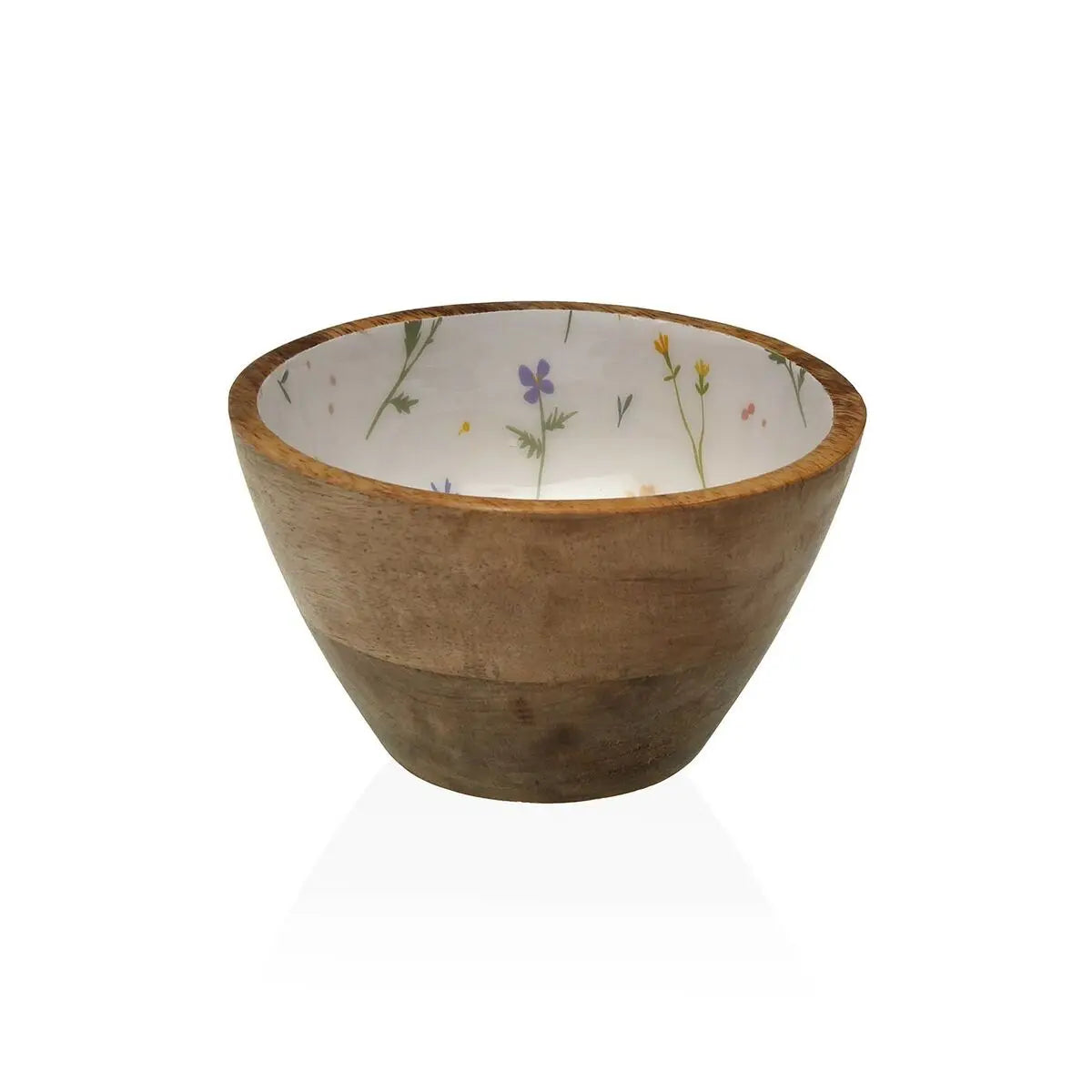 Bol Versa Laison Bambou Porcelaine Bois de manguier Bigbuy