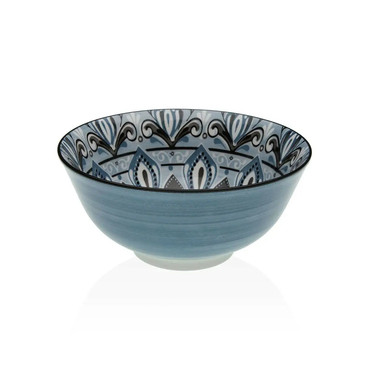 Bol pour Apéritifs Versa Bleu Céramique Porcelaine 15,5 x 7 x 15,5 cm Bigbuy