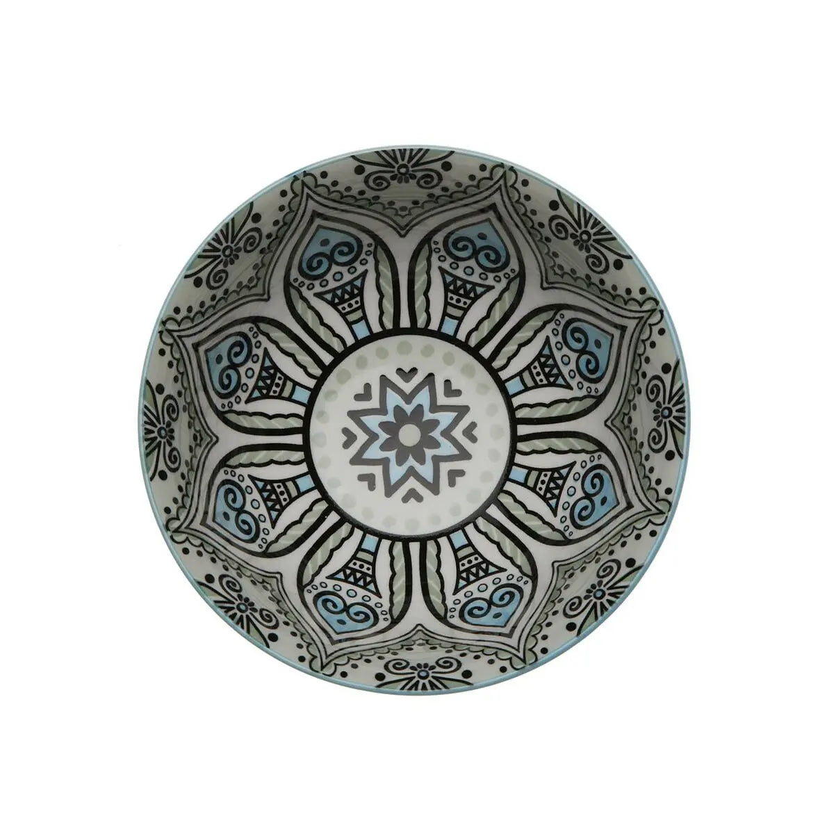 Bol pour Apéritifs Versa Vert Céramique Porcelaine 15,5 x 7 x 15,5 cm Bigbuy