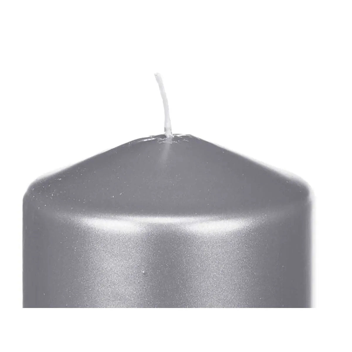 Bougie Argenté 7 x 15,5 x 7 cm (12 Unités) Mamm