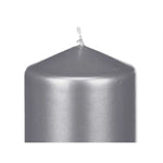 Bougie Argenté 7 x 20 x 7 cm (12 Unités) Mamm