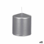 Bougie Argenté 9 x 10 x 9 cm (12 Unités) Mamm