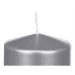 Bougie Argenté 9 x 10 x 9 cm (12 Unités) Mamm