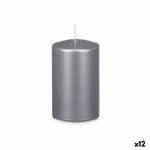 Bougie Argenté 9 x 15 x 9 cm (12 Unités) Mamm
