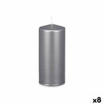 Bougie Argenté 9 x 20 x 9 cm (8 Unités) Mamm