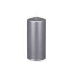 Bougie Argenté 9 x 20 x 9 cm (8 Unités) Mamm