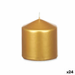 Bougie Doré 7 x 7,5 x 7 cm (24 Unités) Mamm