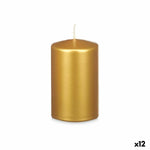 Bougie Doré 9 x 15 x 9 cm (12 Unités) Mamm