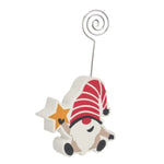 Cadre Photos Multicouleur Gnome Étoile de Noël Métal Bois MDF 8,5 x 15,5 x 2 cm (24 Unités) Mamm