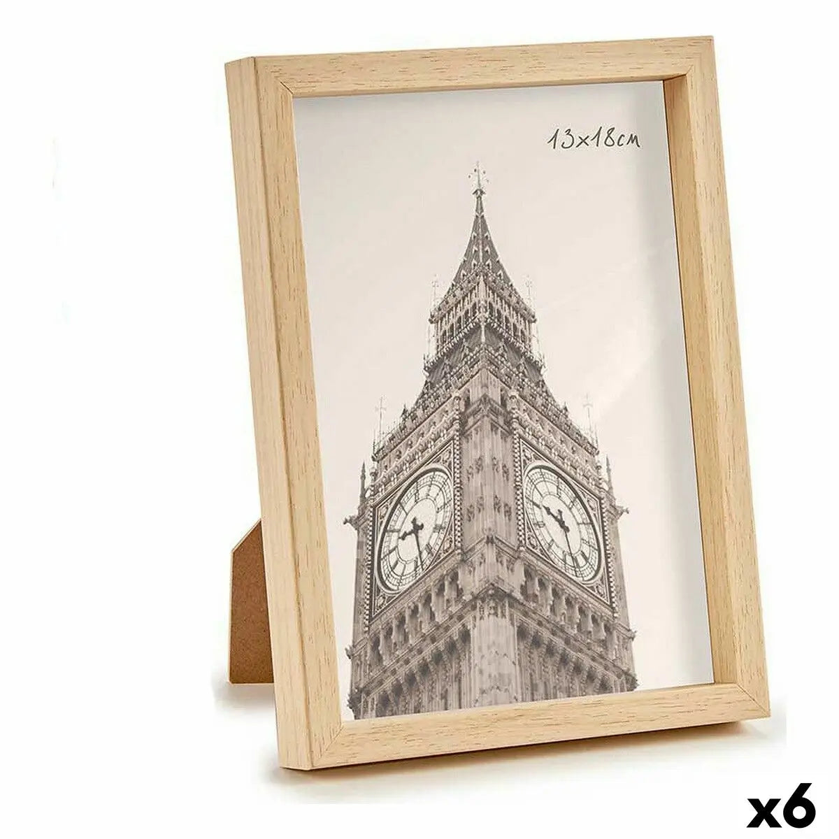 Cadre photo 15,6 x 2 x 20,7 cm Marron Plastique (6 Unités) Mamm