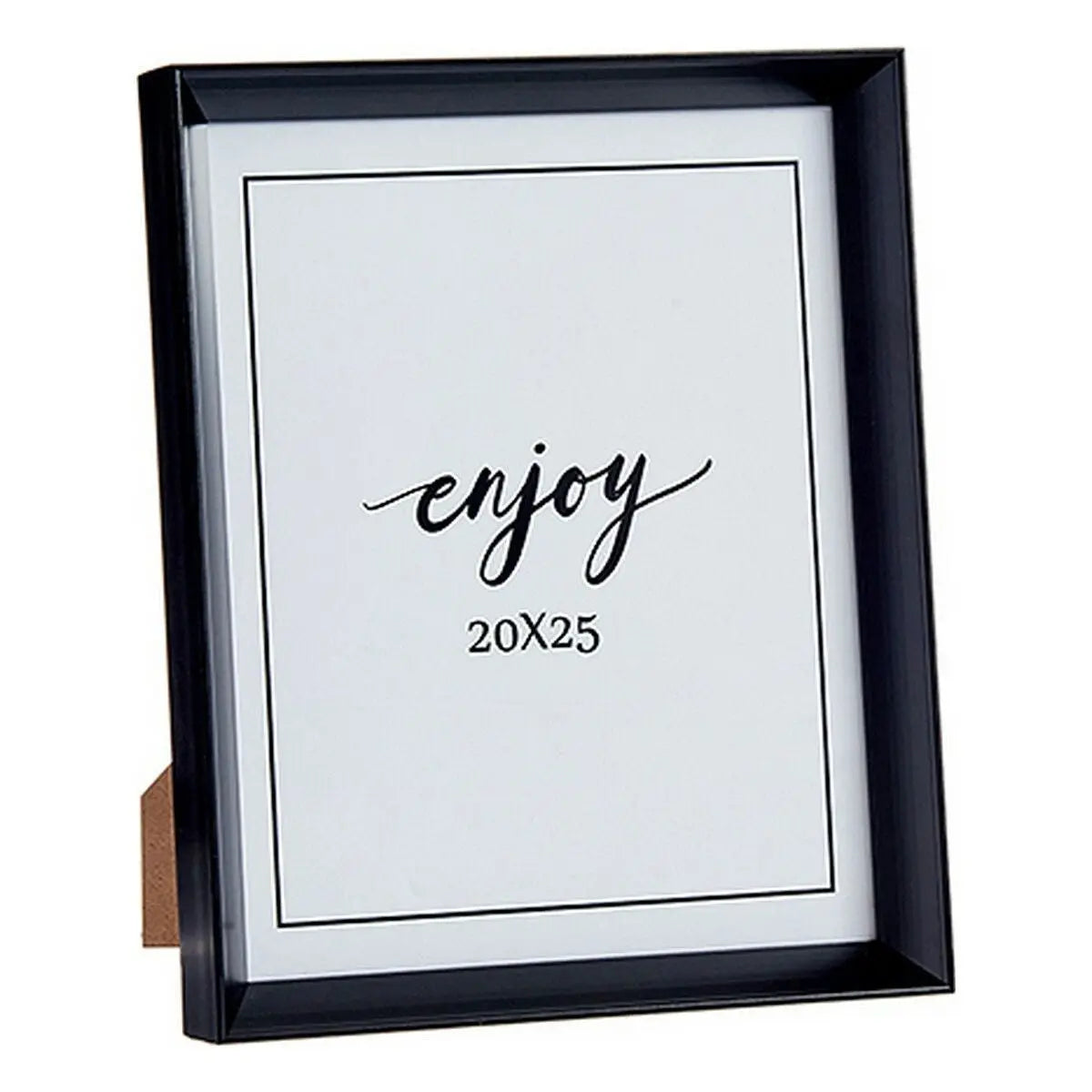Cadre photo 22,2 x 3,5 x 27,3 cm Noir Plastique verre (6 Unités) Mamm