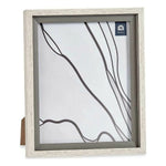 Cadre photo 24 x 2 x 29 cm Verre Gris Bois Marron Plastique (6 Unités) Mamm