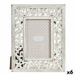 Cadre photo Blanc Bois MDF 19,6 x 24,5 x 1 cm (6 Unités) Mamm