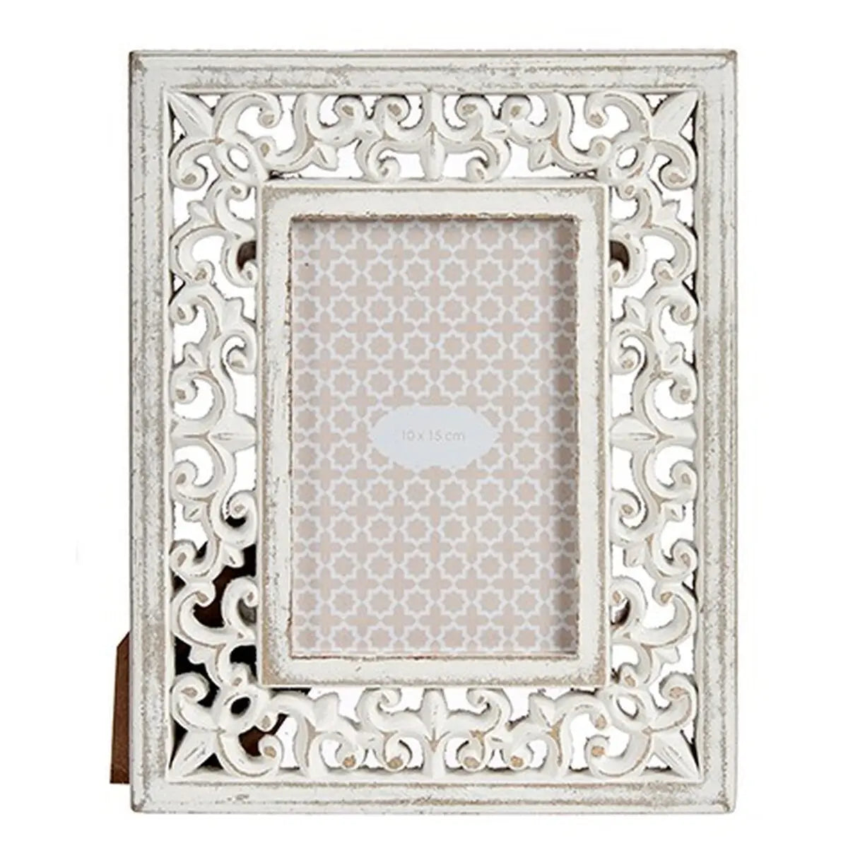 Cadre photo Blanc Bois MDF 19,6 x 24,5 x 1 cm (6 Unités) Mamm