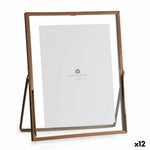 Cadre photo Cuivre Métal verre Plastique 20,5 x 1 x 25,2 cm (12 Unités) Mamm
