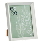 Cadre photo GiftDecor WPC0235MG-3-WH Blanc verre Plastique (6 Unités) Mamm