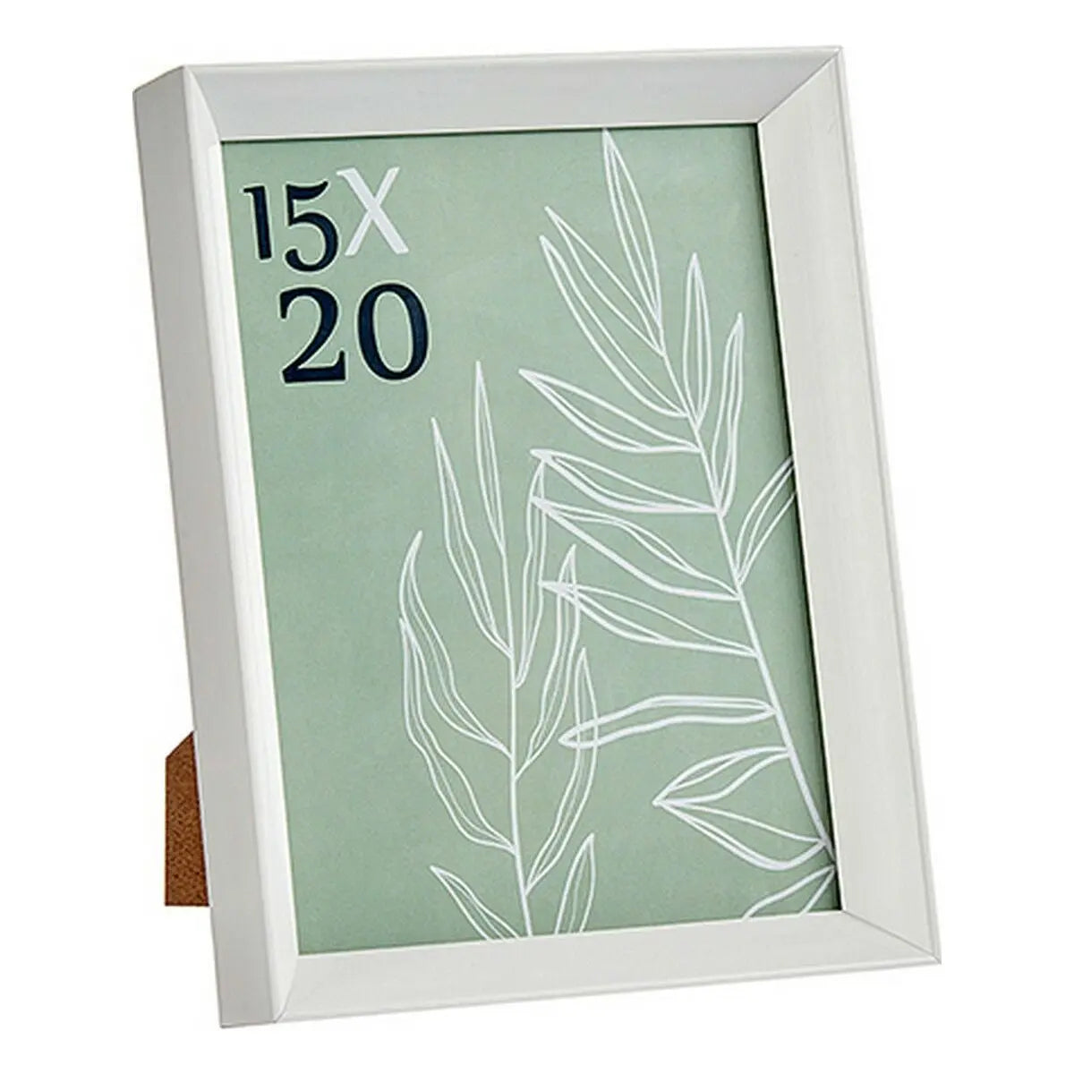 Cadre photo GiftDecor WPC0235MG-3-WH Blanc verre Plastique (6 Unités) Mamm