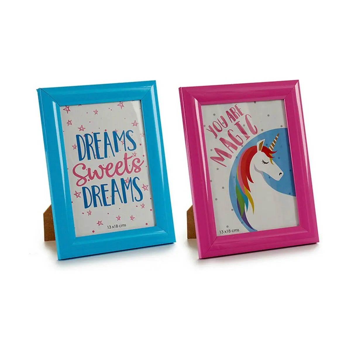 Cadre photo Licorne 1 x 21,5 x 16,5 cm (12 Unités) Mamm