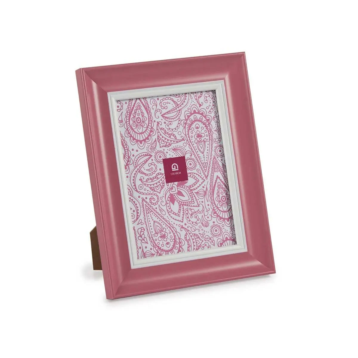 Cadre photo Verre Rose Plastique (6 Unités) (2 x 24 x 19 cm) Mamm